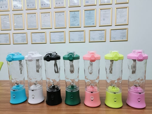 600ML Waterproof Electric Juicer Fruit Mixers Bottle Blender