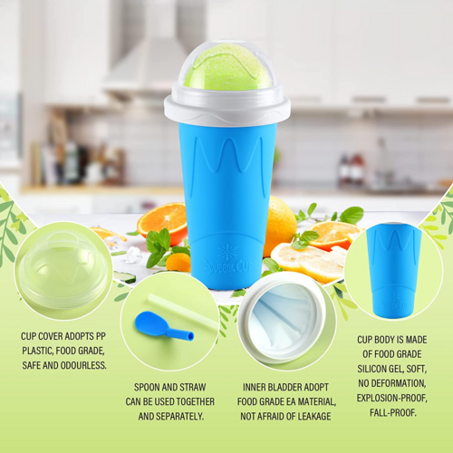 Quick Frozen Smoothies Slushy Cup Refrigeration Pinch Cup